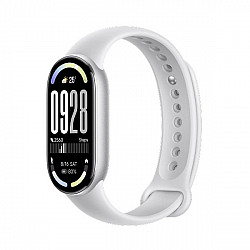 Xiaomi Smart Band 10 Glacier Silver Smartband Bluetooth 5.4, 233 mAh, 1.72, 5 ATM, accelerometer, gyroscope, PPG sensor