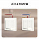 Aqara Light Switch H2 EU (4 Buttons, 2 Channels) - Offline