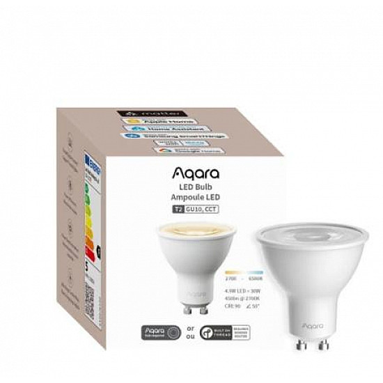 Smart Light Bulb AQARA Power consumption 4.9 Watts Luminous flux 450 Lumen 6500 K ZigBee LB-L03E