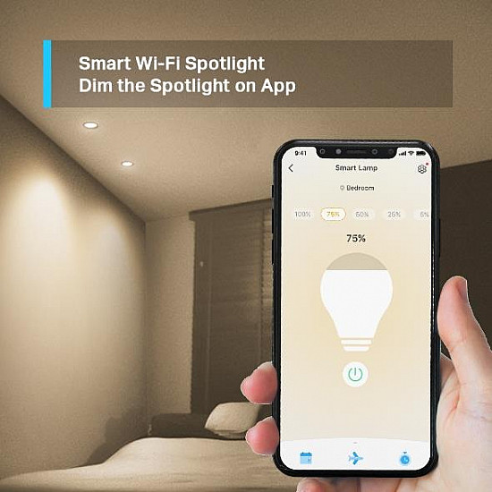 Smart Light Bulb TP-LINK Power consumption 2.9 Watts Luminous flux 350 Lumen 2700 K Beam angle 40 degrees TAPOL610