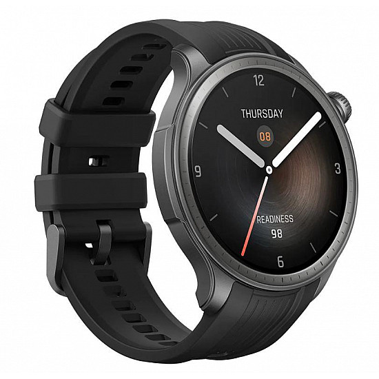 Amazfit Balance 3.81 cm (1.5) AMOLED 46 mm Digital 480 x 480 Pixel Touchscreen Black WLAN GPS (W2286