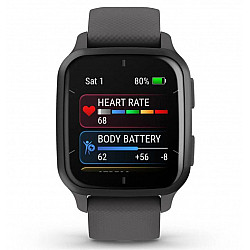 Garmin Venu Sq 2 3.56 cm (1.4) AMOLED 40 mm Digital Touchscreen Grey GPS (satellite)