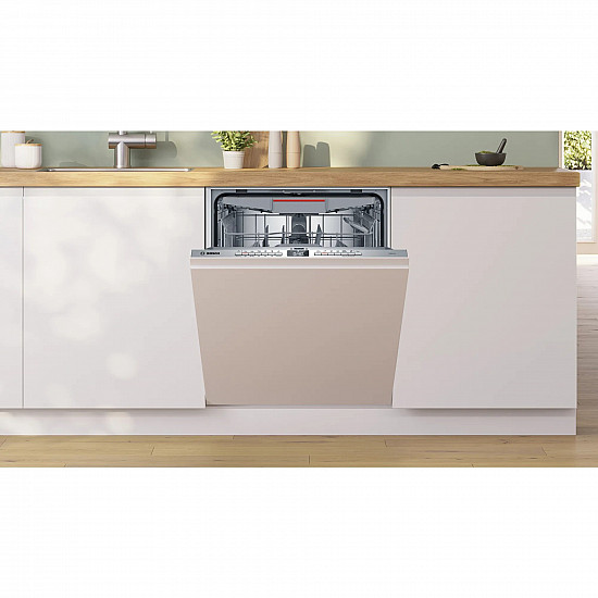 BOSCH Built-In Dishwasher SMV4HVX00E, Energy class E, 60 cm, EcoSilence, AquaStop, 6 programs, Home Connect, 3rd drawer, Led Spot