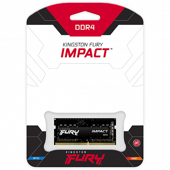 Kingston FURY Impact operatyvinė atmintis su 16GB, DDR4 3200MHz CL20 2025