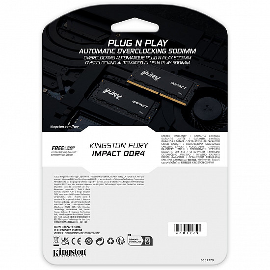 Kingston KF432S20IB 32 operatyvinė atmintis su 32GB, DDR4, 3200MHz 2025