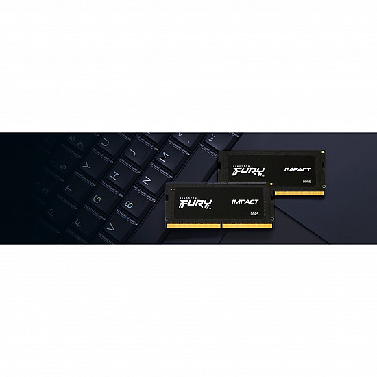 Operatyvinė atmintis Kingston Fury Impact DDR5 16GB 6400MHz CL38 SODIMM