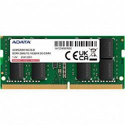 16 GB ADATA SO-DIMM 2666 (1x 16 GB) (grn, AD4S266616G19-SGN, Premier)
