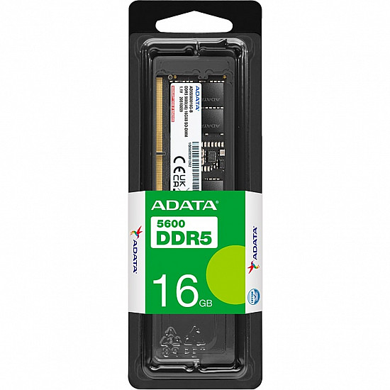 16 GB ADATA SO-DIMM 5600 (schwarz, AD5S560016G-S, Premier Tray)