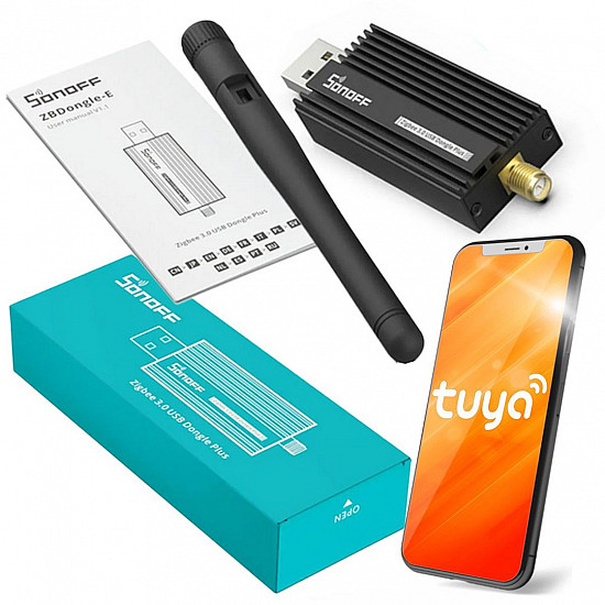 ZigBee 3.0 Gateway Plus-E SONOFF ZBDongle-E Dongle (Home Assistant, openHAB, Zigbee2MQTT)