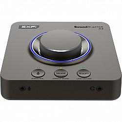 Creative Soundblaster X4 USB-Soundkarte, 192 kHz Hi-Res, 7.1 Surround - anthrazit