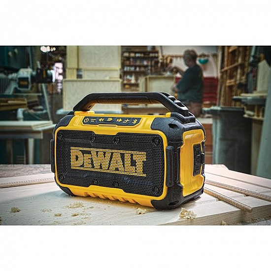 Speaker Dewalt DeWalt DCR011 XJ, speaker (yellow/black, Bluetooth, jack, USB)