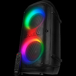 Speaker SVEN PS-800, black (100W, TWS, Bluetooth, FM, USB, microSD, LED-display, 4400mA*h)