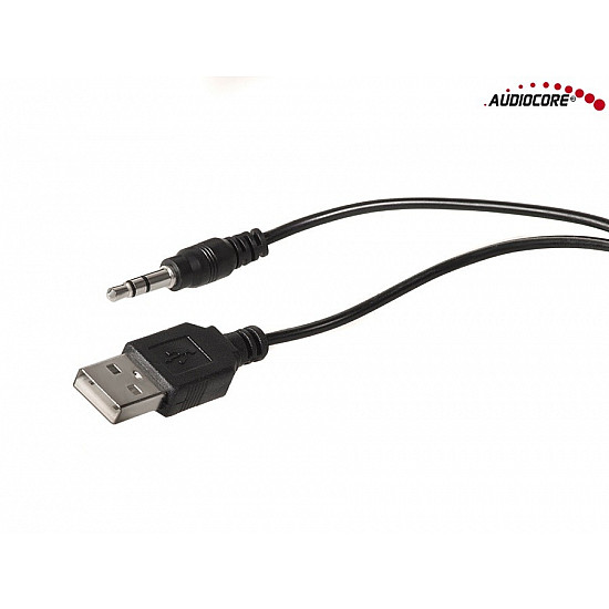 Audiocore AC870 B 2-way 3 W Black, Gray Wired