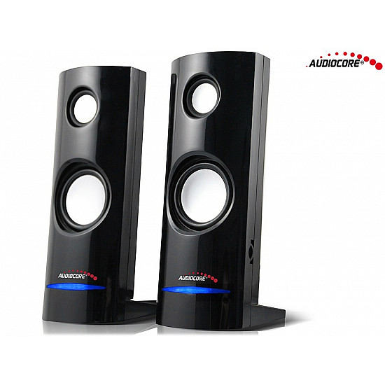 Audiocore AC860 loudspeaker 2-way 4 W Black Wired