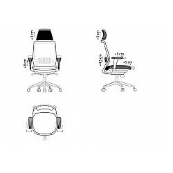 SPECTRUM ergonomic office chair black