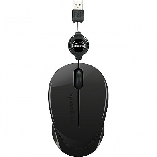 Speedlink BEENIE Mobile USB mouse, adjustable cable length, 3 noiseless buttons, 1,200 dpi resolutio