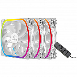 SquA RGB White 3 Pack 120x120 white incl. RGB control box