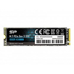 SSD diskas Silicon Power A60 256GB M.2 PCIe NVMe
