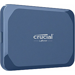 Crucial X10 Portable SSD 4TB Blau Externe Solid-State-Drive, USB 3.2 Gen 2x2