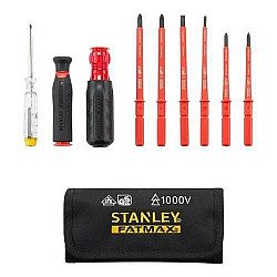ST. SCREWDRIVERS 10pcs. VDE (2PH+2PZ+2PŁ+TESTER)