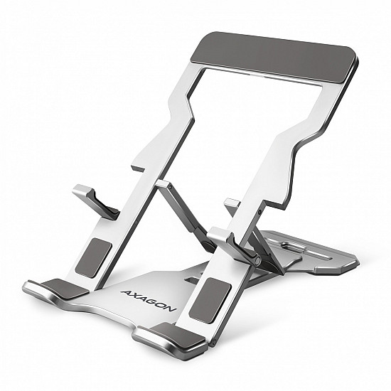 Axagon STND-M PHONE / TABLET STANDAluminum stand for 4“ – 10.5“ phones and tablets. Five adjustable positions.