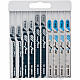 10-piece basic jigsaw blade set for metal and wood