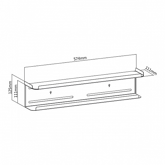 Storage shelf 2in1 Maclean MC-904