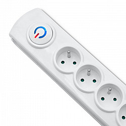 Surge protector 8 sockets, 1.5m