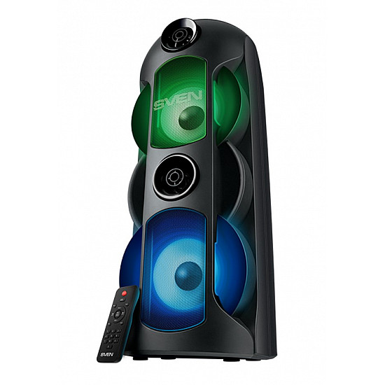 Speaker SVEN PS-720, black (80W, TWS, Bluetooth, FM, USB, microSD, LED-display, 4400mA*h)