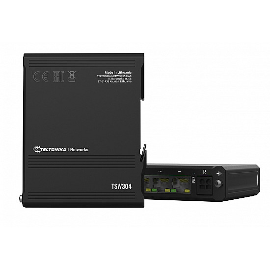 Teltonika TSW304 network switch Gigabit Ethernet (10/100/1000) Power over Ethernet (PoE) Black