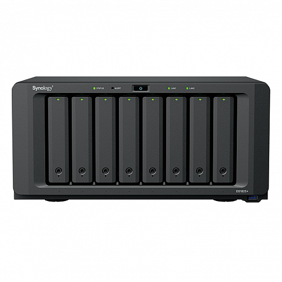Synology DS1825+ 128TB Plus HDD NAS-Bundle NAS inkl. 8x 16TB Synology Plus 3.5 Zoll SATA Festplatte