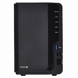 Synology - Disk Station DS224+ - NAS-Server - RAID RAID 0, 1, JBOD - RAM 2 GB Gigabit Ethernet iSCSI Support