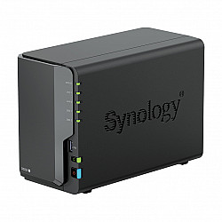 Synology - Disk Station DS224+ - NAS-Server - RAID RAID 0, 1, JBOD - RAM 2 GB Gigabit Ethernet / 2.5 Gigabit Ethernet iSCSI Support