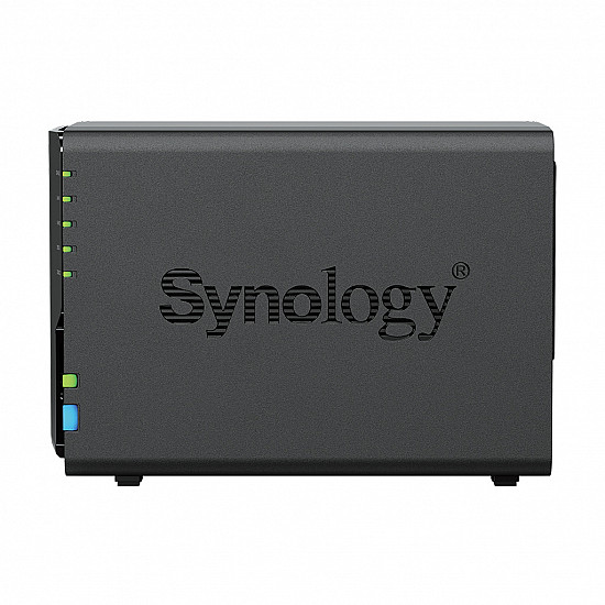 Synology - Disk Station DS224+ - NAS-Server - RAID RAID 0, 1, JBOD - RAM 2 GB Gigabit Ethernet / 2.5 Gigabit Ethernet iSCSI Support