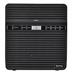 Synology Tower NAS DS423 up to 4 HDD/SSD Realtek RTD1619B Processor frequency 1.7 GHz 2 GB DDR4