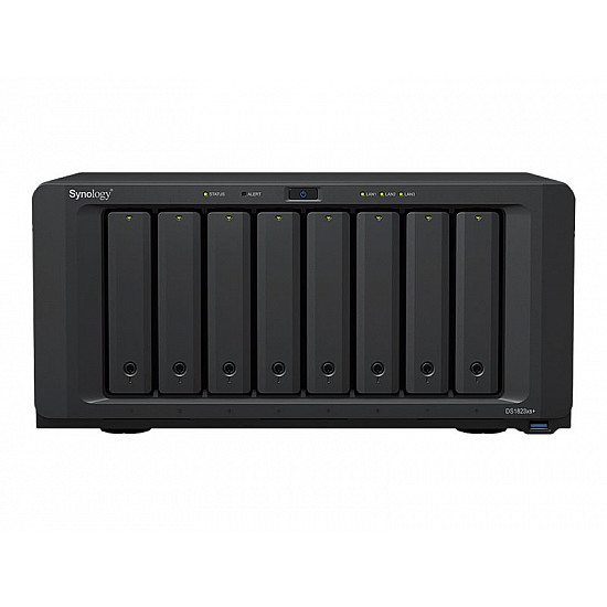 Synology DiskStation DS1823XS+ NAS/storage server Tower Ryzen Embedded V1780B 8 GB DDR4 0 TB DiskStation Manager Black