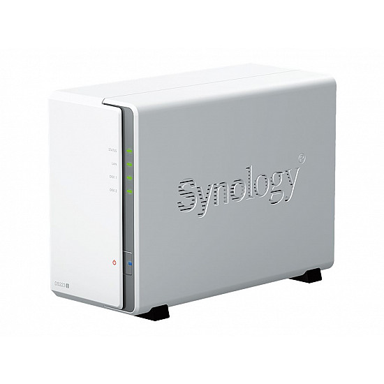 Synology DiskStation DS223J NAS/storage server Desktop Realtek RTD1619B 1 GB DDR4 DiskStation Manager White