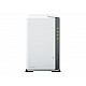 Synology DiskStation DS223J NAS/storage server Desktop Realtek RTD1619B 1 GB DDR4 DiskStation Manager White