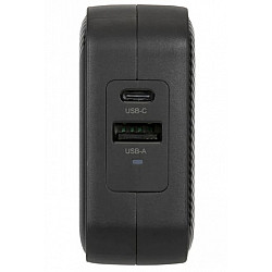 65W GaN wall charger with interchangeable travel adapters