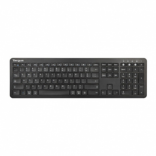 Targus® Full-Size-Design Multi-Device Antimikrobielle Bluetooth®-Tastatur, QWERTZ-Layout