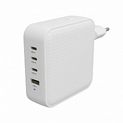 Targus Hyper HyperJuice 100W USB-C GaN Travel Charger 3C+1A - White