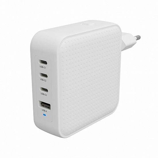 Targus Hyper HyperJuice 100W USB-C GaN Travel Charger 3C+1A - White