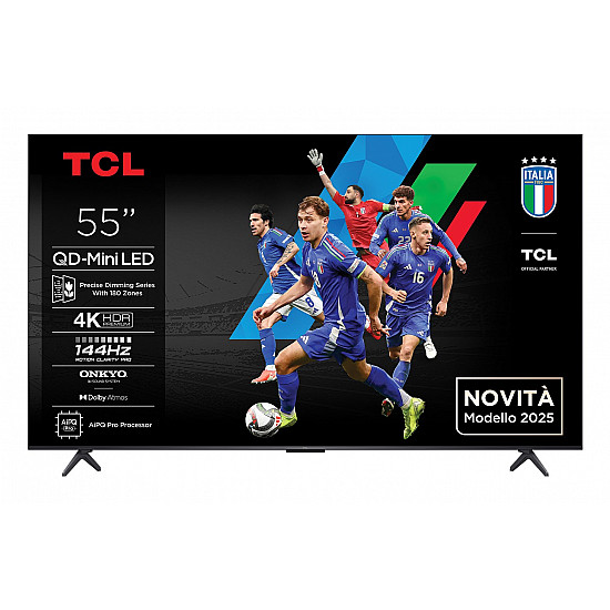 TV Set TCL 55 4K Ultra HD 3840 x 2160 pixels Flat 16:9 QD-Mini LED 55Q6C