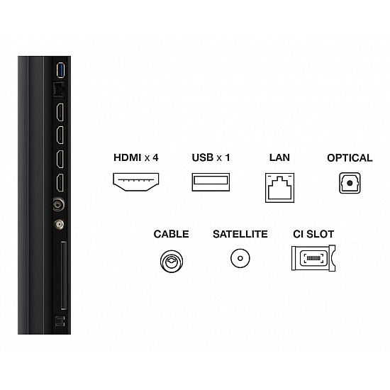 TV Set TCL 55 4K Ultra HD 3840 x 2160 pixels Flat 16:9 QD-Mini LED 55Q6C