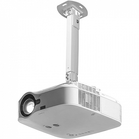 Techly 309661 Uchwyt sufitowy do projektora, 13,5kg, regulowany 54-90cm, z regulacją nachylenia i obrotu