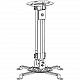 Techly 309661 Uchwyt sufitowy do projektora, 13,5kg, regulowany 54-90cm, z regulacją nachylenia i obrotu