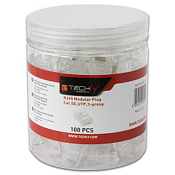 Techly IWP-JAR-C5RTY wire connector RJ45 Transparent