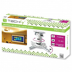 Techly Bracket Universal Projector Ceiling White ICA-PM 200WH