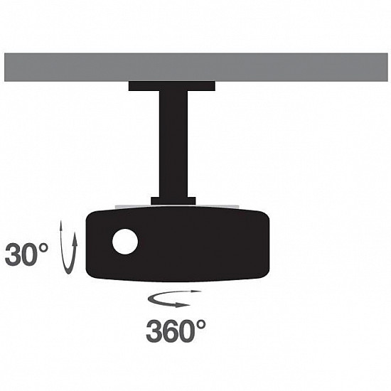 Techly Bracket Universal Projector Ceiling White ICA-PM 200WH