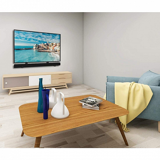 Techly ICA-SP-SB06, Wand, 8 kg, Stahl, Schwarz, Wand, 400 x 200,400 x 400,400